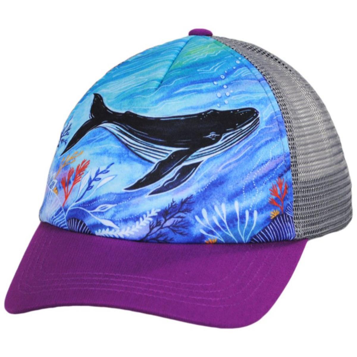 Sunday Afternoons | Kid's Whale Trucker Snapback Baseball Cap | 401273 | lead | WHALE