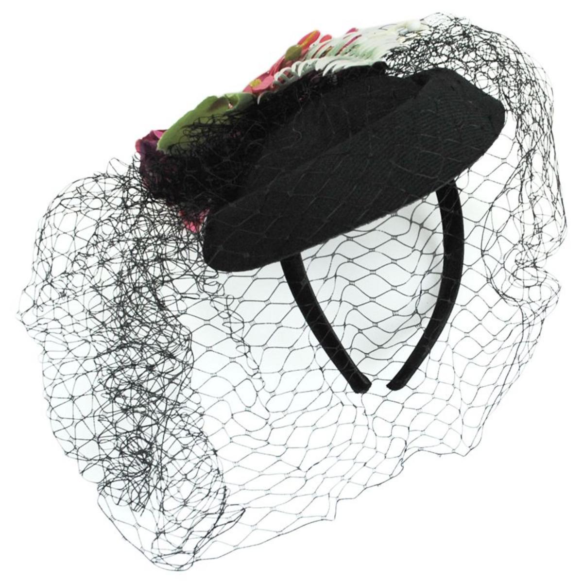 Jeanne Simmons | Secret Garden Velvet Fascinator Hat