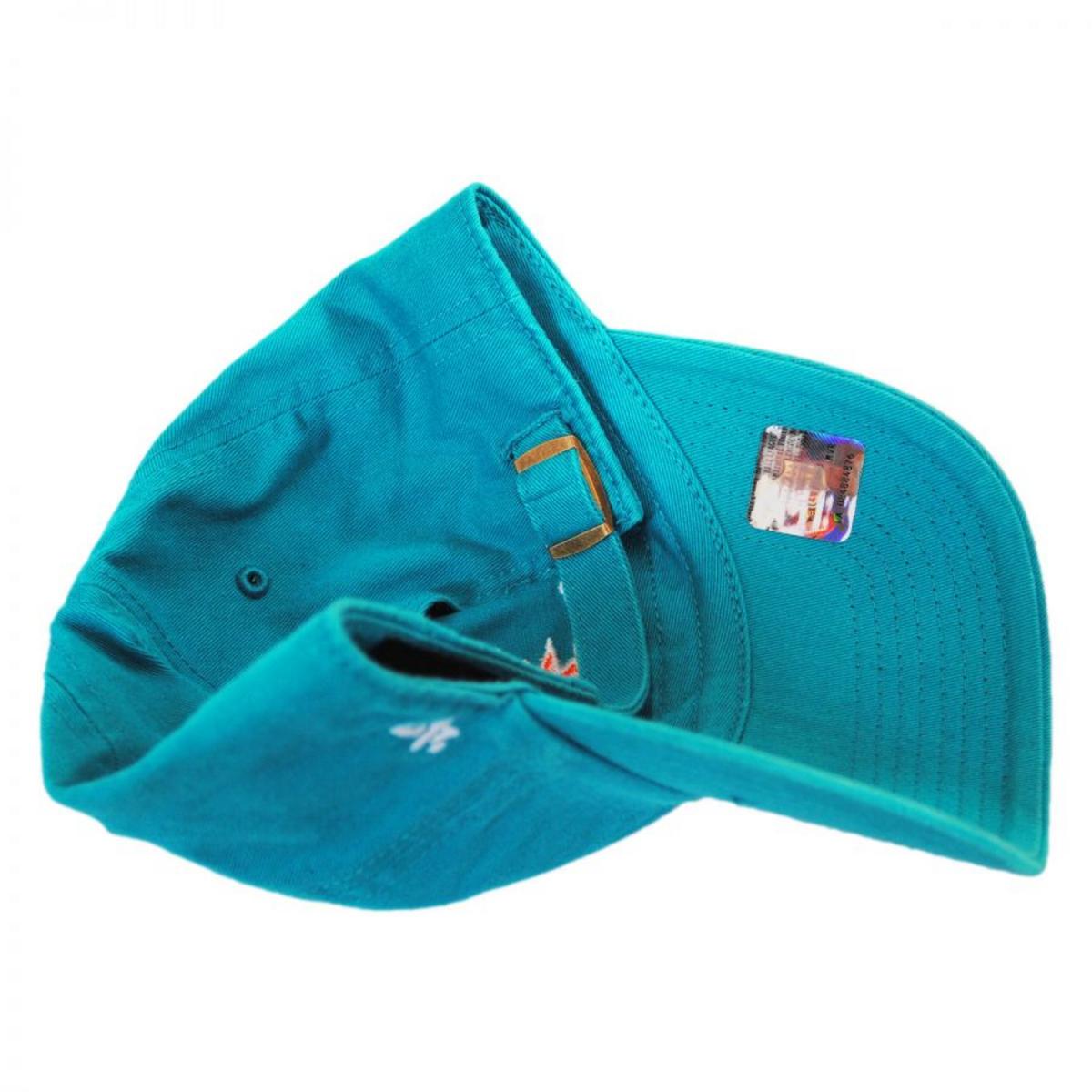 47 Brand | Miami Dolphins NFL Clean Up Strapback Baseball Cap Dad Hat | 203870 | under | AQUA