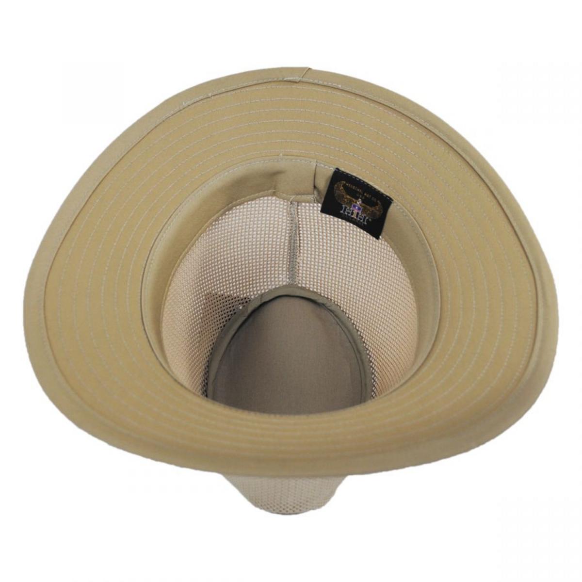 Henschel | Safari Mesh Packable Hat | 140352 | under | KHAKI