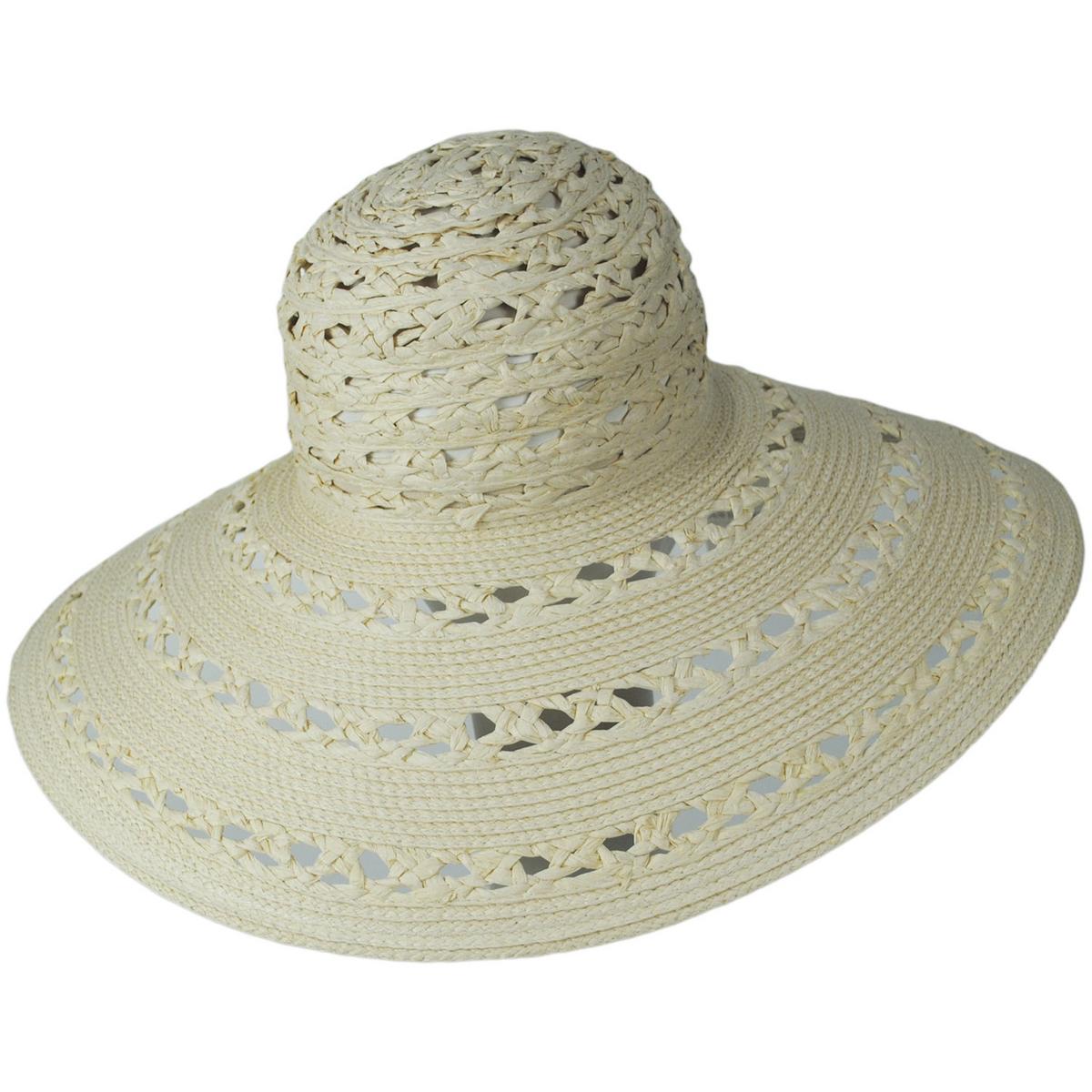 San Diego Hat Company | Sierra Toyo Straw Lampshade Sun Hat | 103690 | lead | TAN