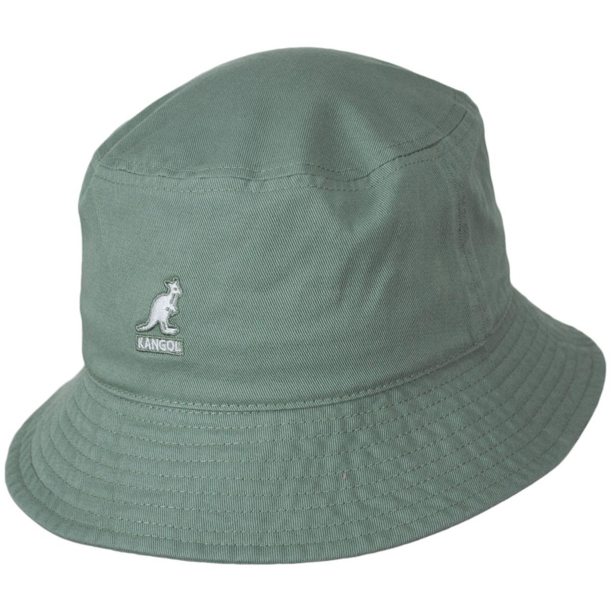 Kangol | Washed Cotton Bucket Hat - Spring Collection | 185701SS | lead | SAGE GREEN