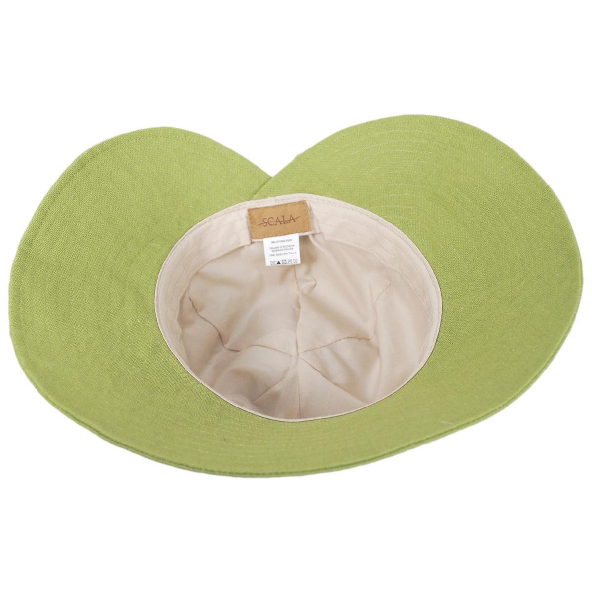 Scala | Elda Cotton Facesaver Cap | 106416 | under | FERN
