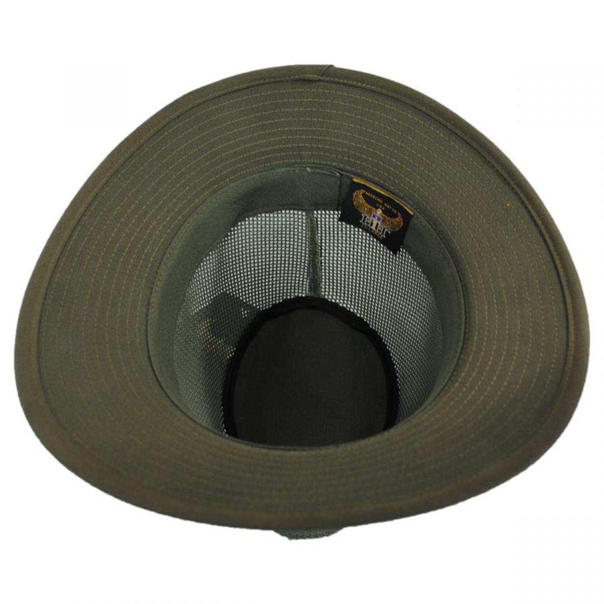 Henschel | Safari Mesh Packable Hat | 140352 | under | OLIVE