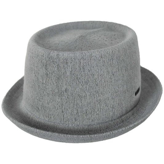 Kangol | Bamboo Mowbray Pork Pie Hat | 185744 | lead | GREY