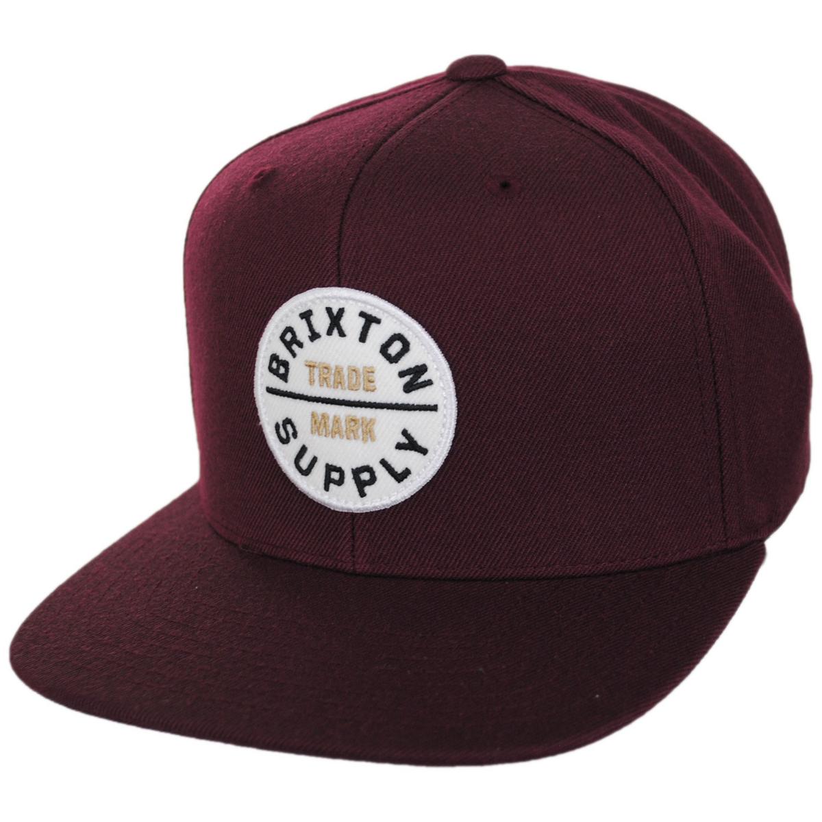 BRIXTON HATS | Oath III Snapback Baseball Cap | 201713 | lead | PORT