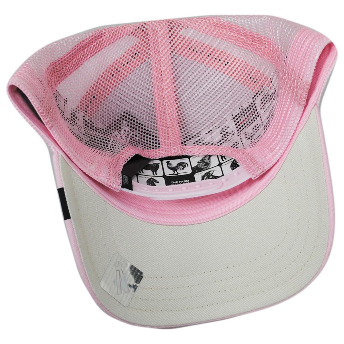Goorin Bros | Queen Mesh Trucker Snapback Baseball Cap | 200731 | under | PINK