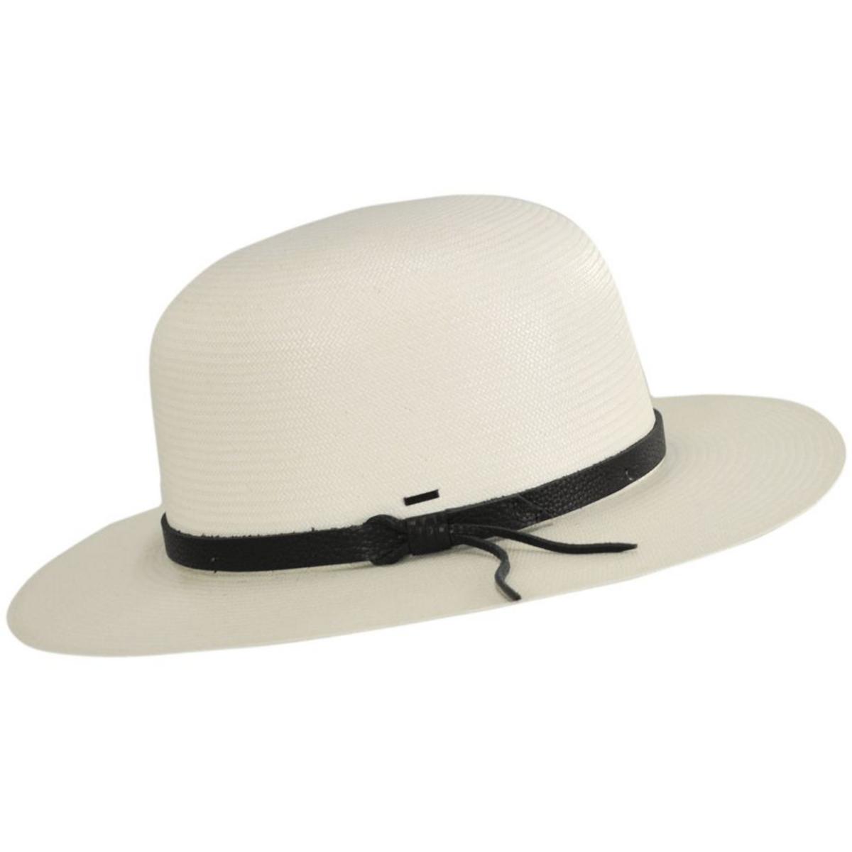 Bailey 1922 | Quil Shantung LiteStraw Open Crown Hat | 127741 | profile | NATURAL