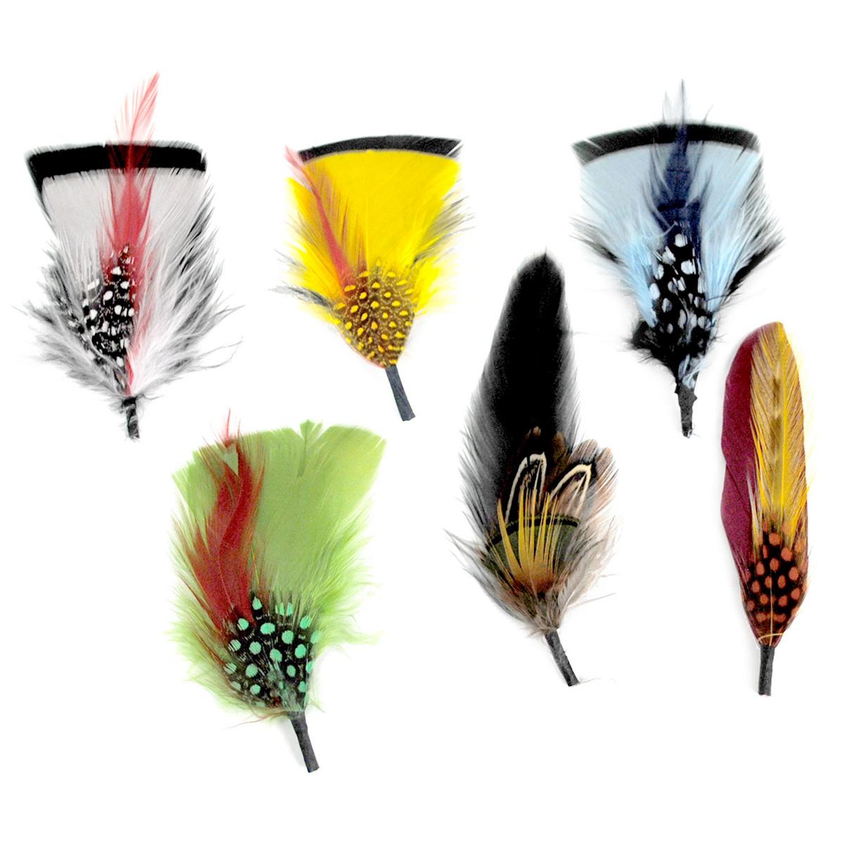 Capas Headwear | Dapper Side Feather 6-Pack