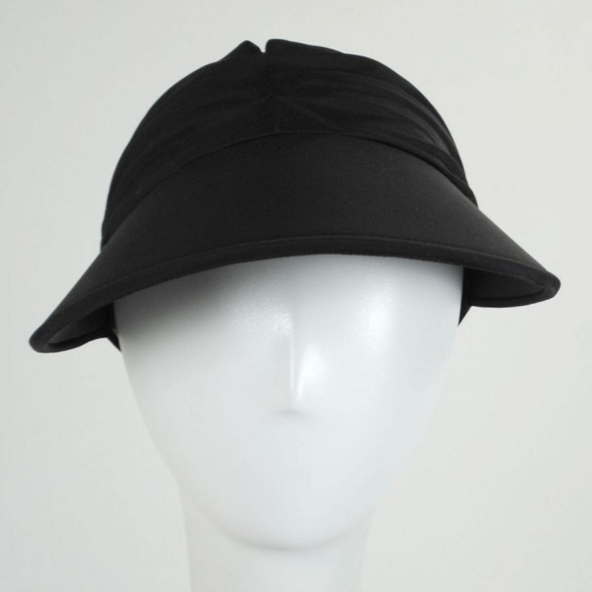 Ruched Crown Swim Visor