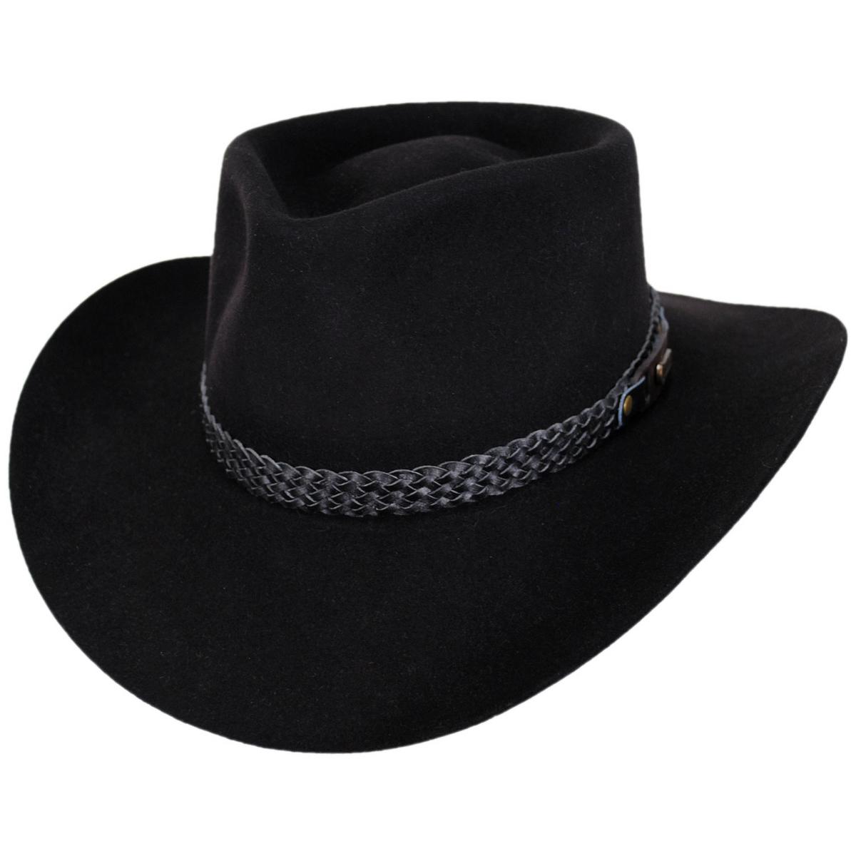 Snowy River Fur Felt Australian Western Hat – Village Hat Shop