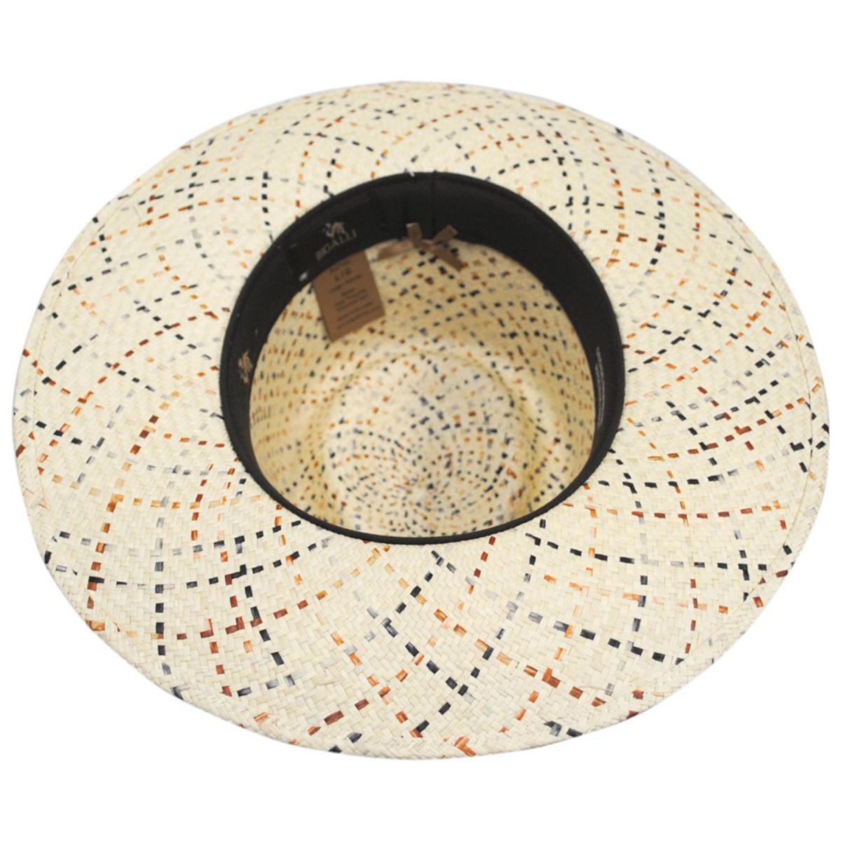 Bigalli | Shasta Panama Straw Fedora Hat | 104706 | under | NATURAL