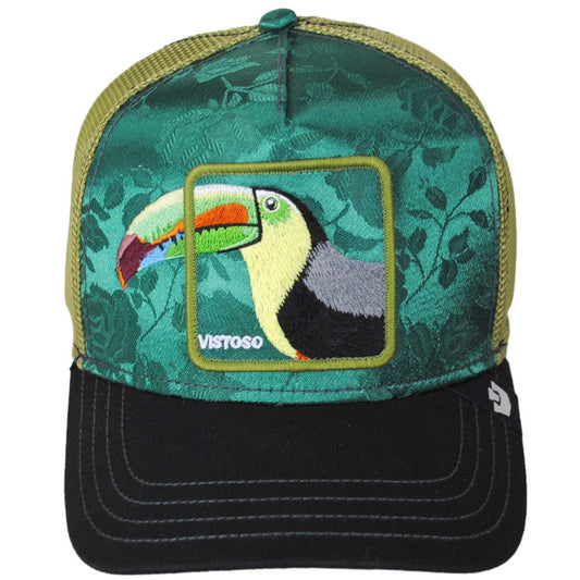 Goorin Bros | Belize Toucan Jacquard Mesh Trucker Snapback Baseball Cap | 200762 | front | VOID