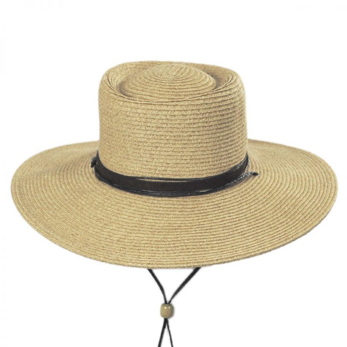 Scala | Bruges Toyo Straw Blend Boater Hat | 101300 | front | NATURAL