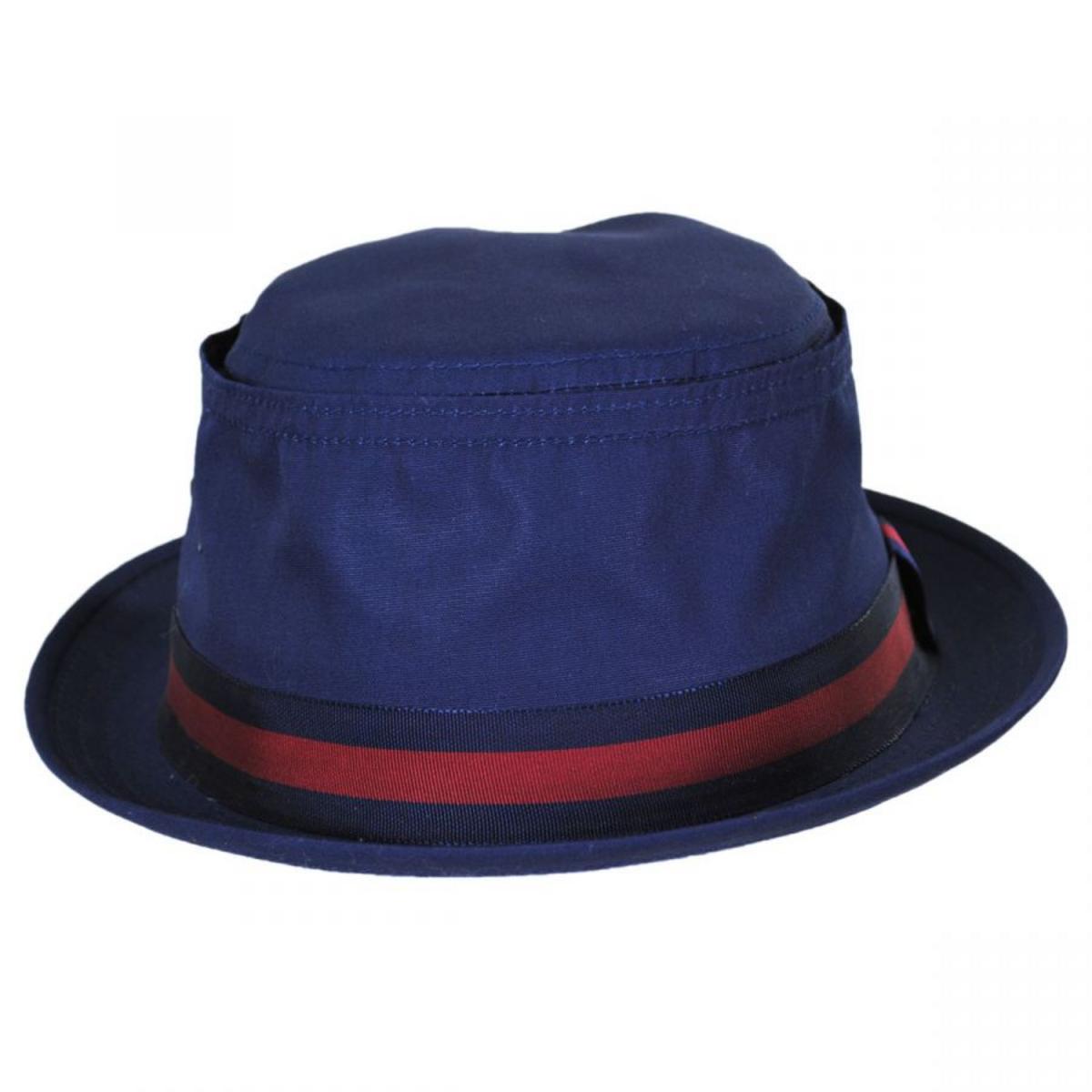 NEW YORK HAT CO | Fisherman Cotton Blend Bucket Hat | 187102 | front | NAVY