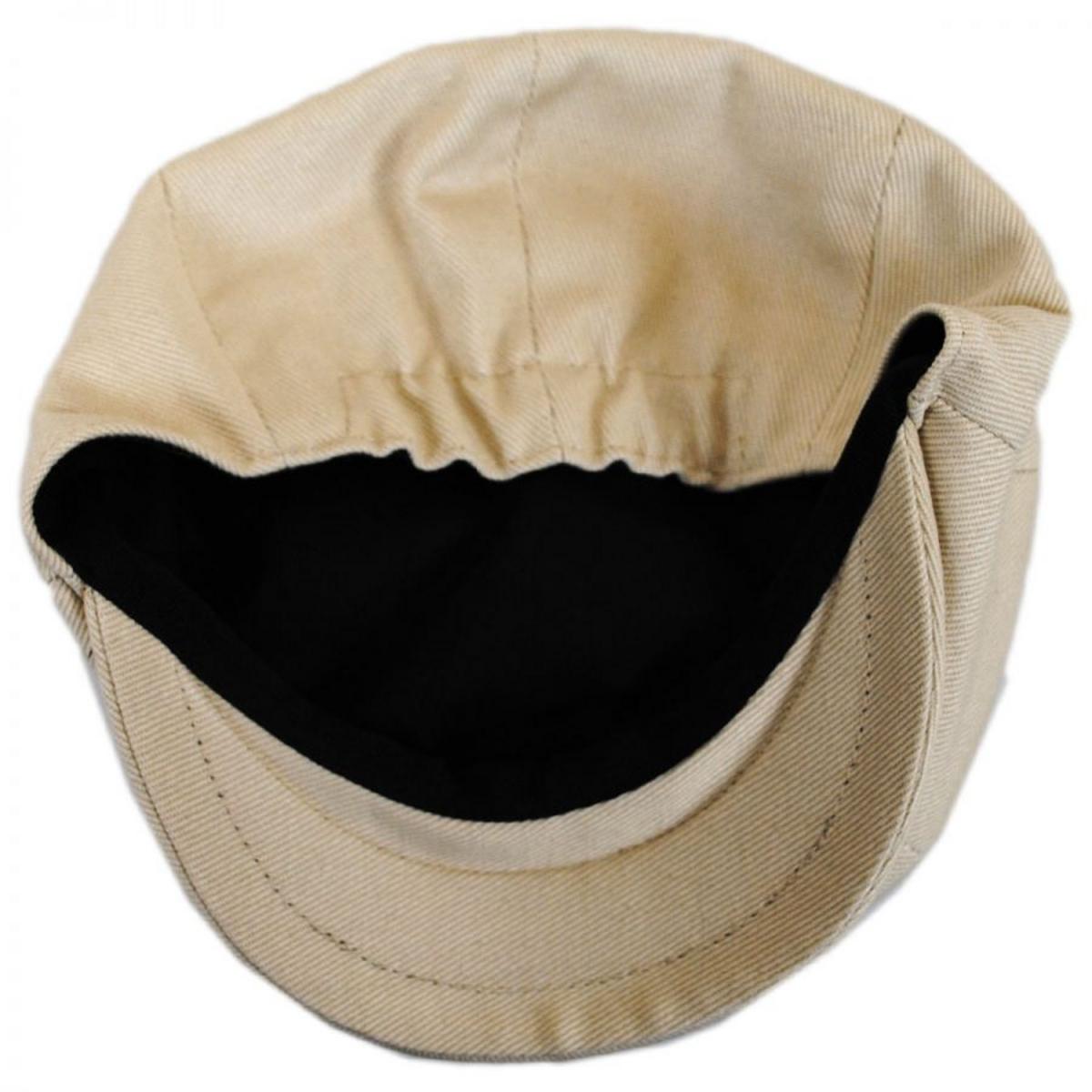 Jaxon Hats | Baby Cotton Newsboy Cap | 512108 | under | BEIGE