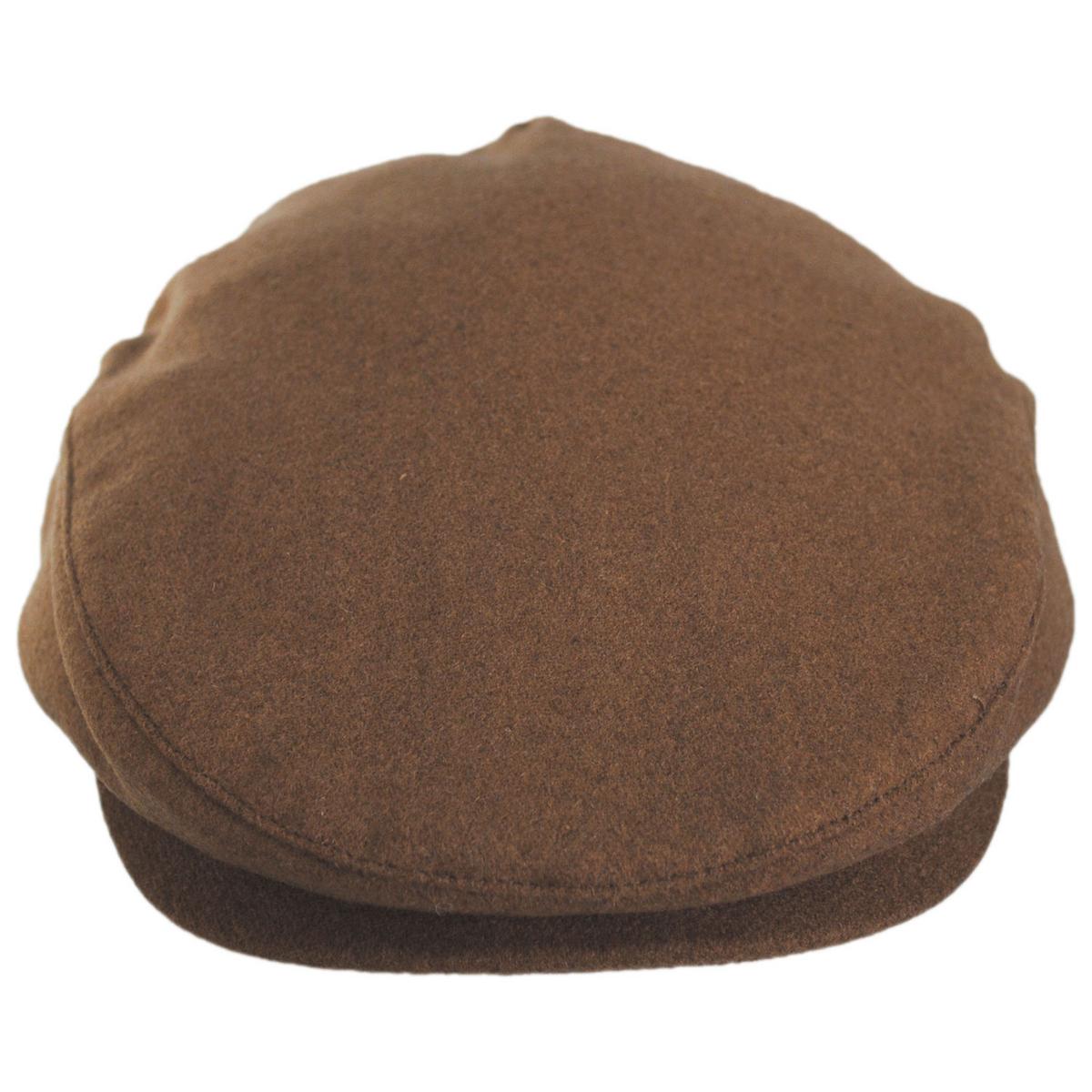 BRIXTON HATS | Hooligan Melton Wool Ivy Cap | 161521 | front | CAMEL