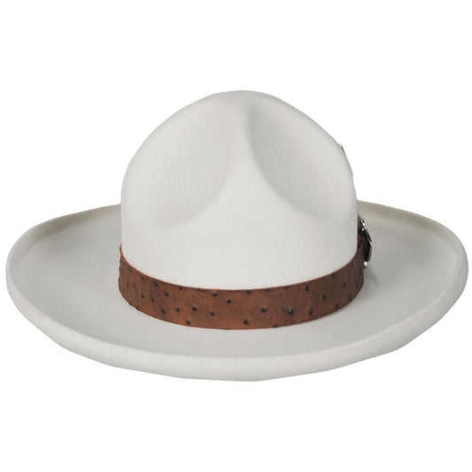 Renegade | Echo Wool Felt Mounty Hat | 133306 | front | WHISPER