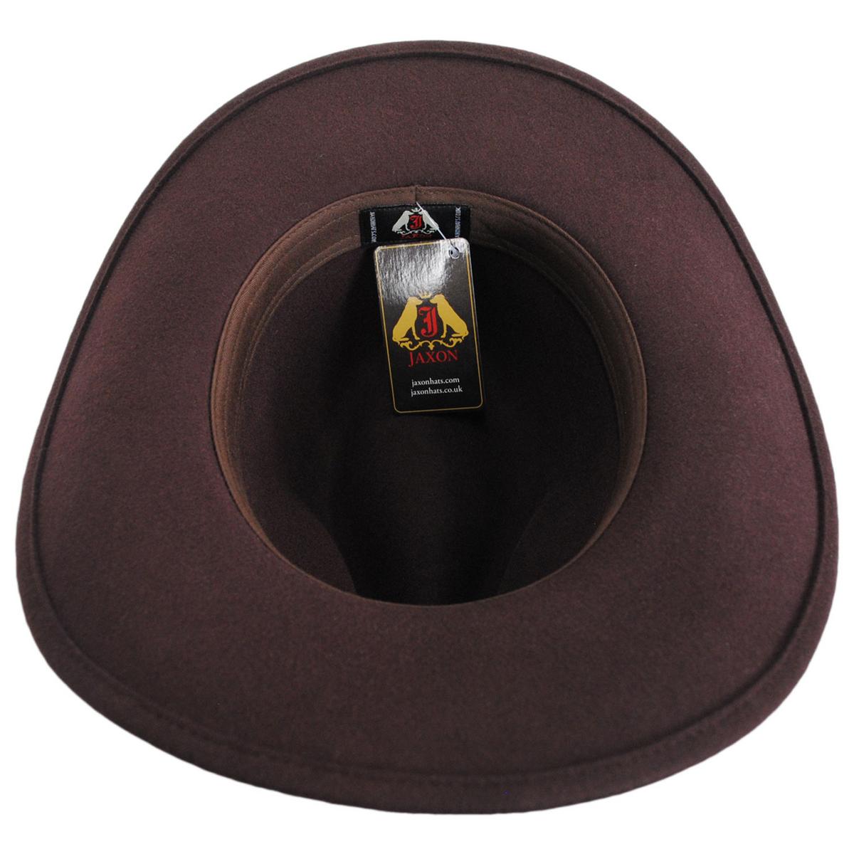 Jaxon Hats | Wholesale Sedona Wool Felt Cowboy Hat B2B Pre-Pack | B2B135011 | under | BROWN