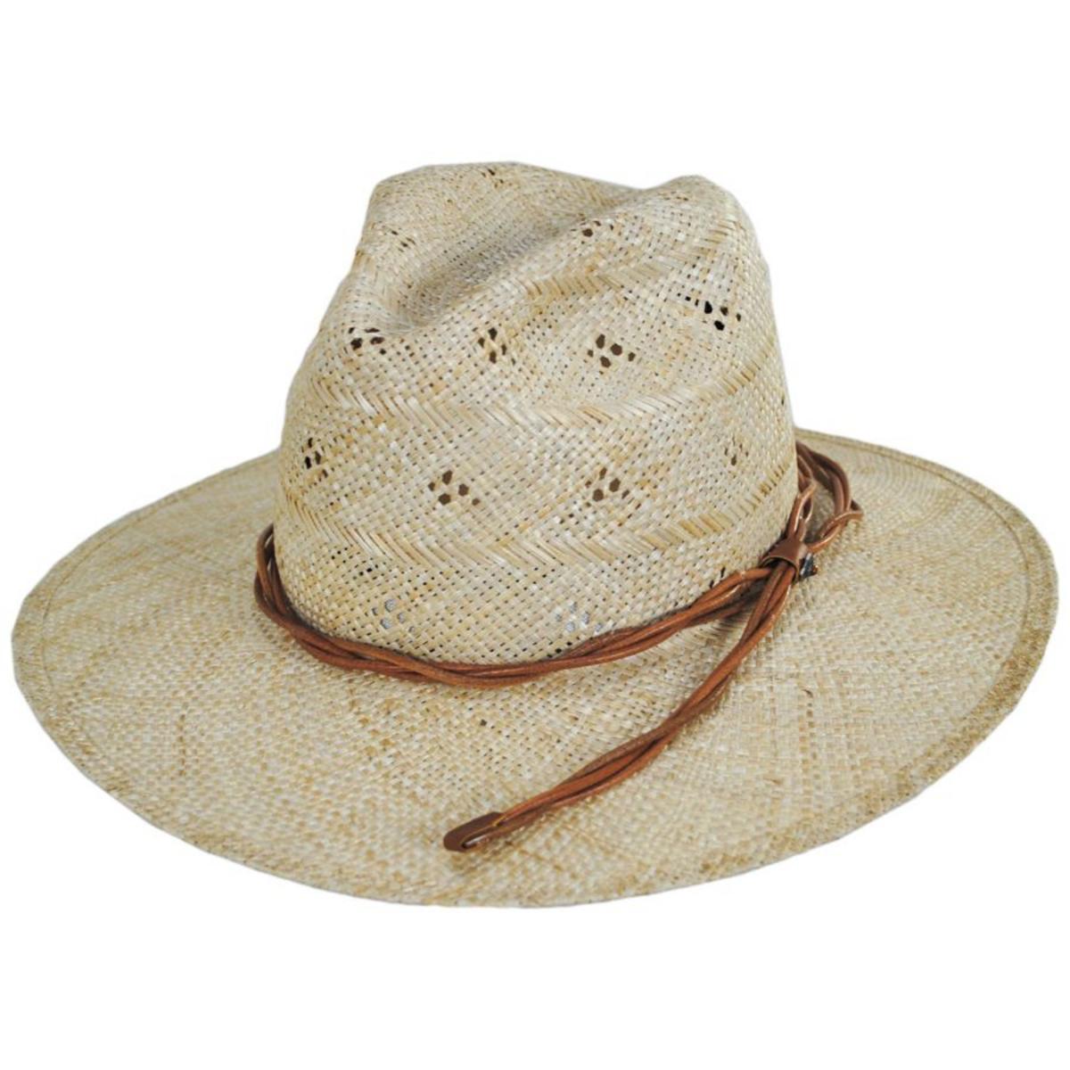 Renegade | Florin Sisal Straw Fedora Hat | 127747 | lead | NATURAL