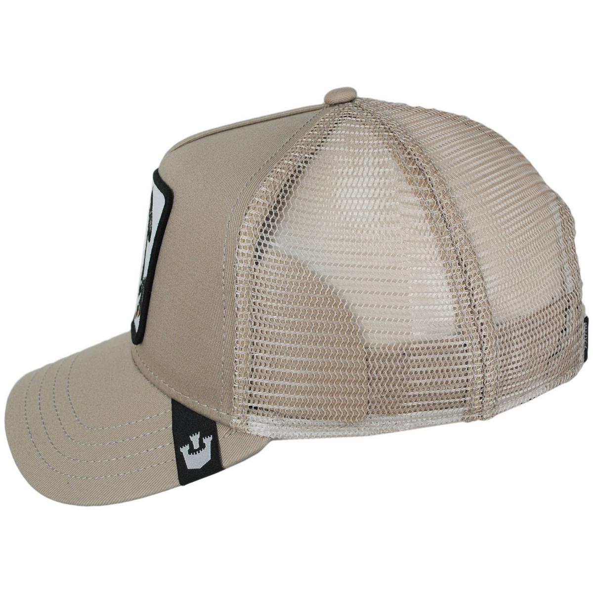 Goorin Bros | Stallion Mesh Trucker Snapback Baseball Cap | 200373 | profile | KHAKI