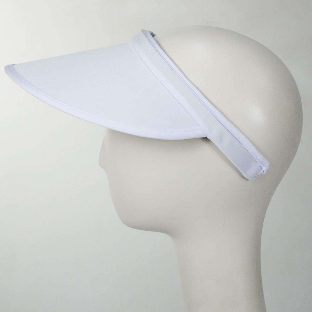 Cappelli | Maren Polyester Clip-On Visor | 195082 | profile | WHITE