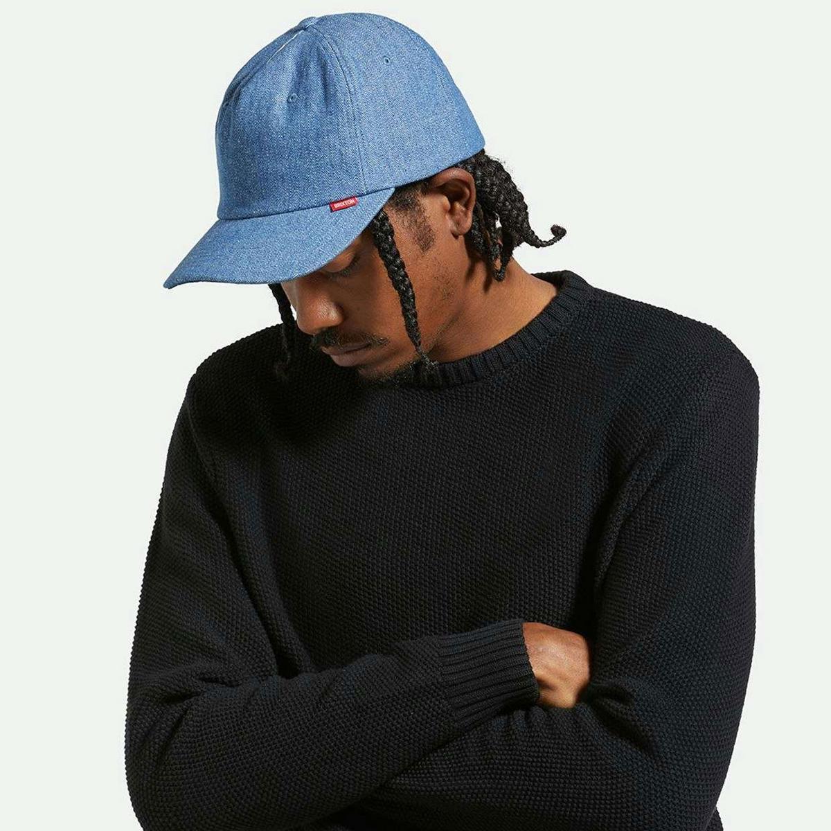 BRIXTON HATS | Reserve Assembly Cotton HP Snapback Baseball Cap | 201843 | lsmtwo | UNION HERRINGBONE