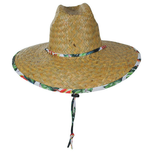 Peter Grimm | Kenny Philodendron Straw Lifeguard Hat | 127214 | front | NATURAL