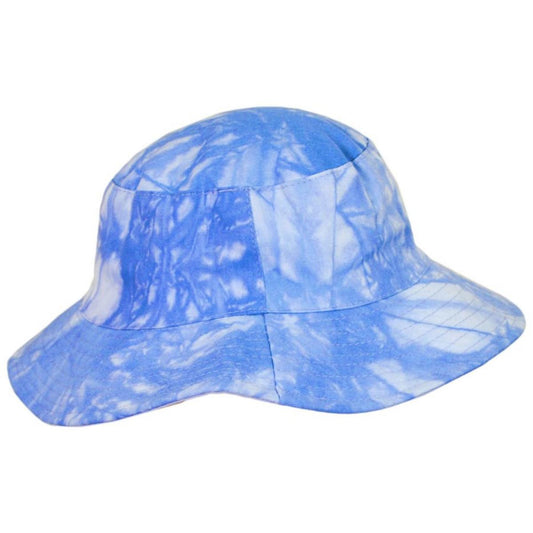 Karen Keith | Tie Dye Cotton Reversible Bucket Hat | 401403 | front | LIGHT BLUE