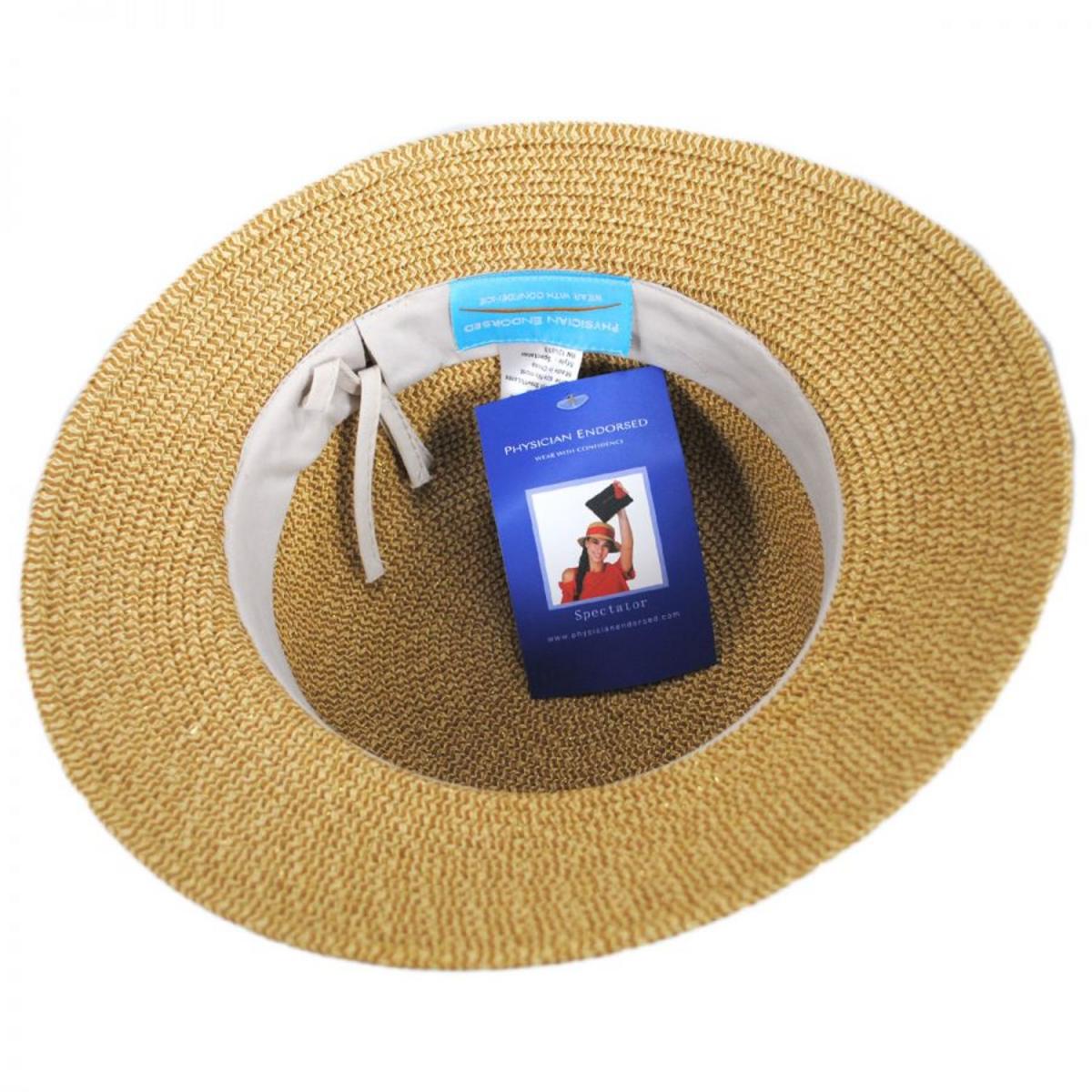 Physician Endorsed | Spectator Toyo Straw Blend Cloche Hat | 102776 | under | GOLD/BLACK