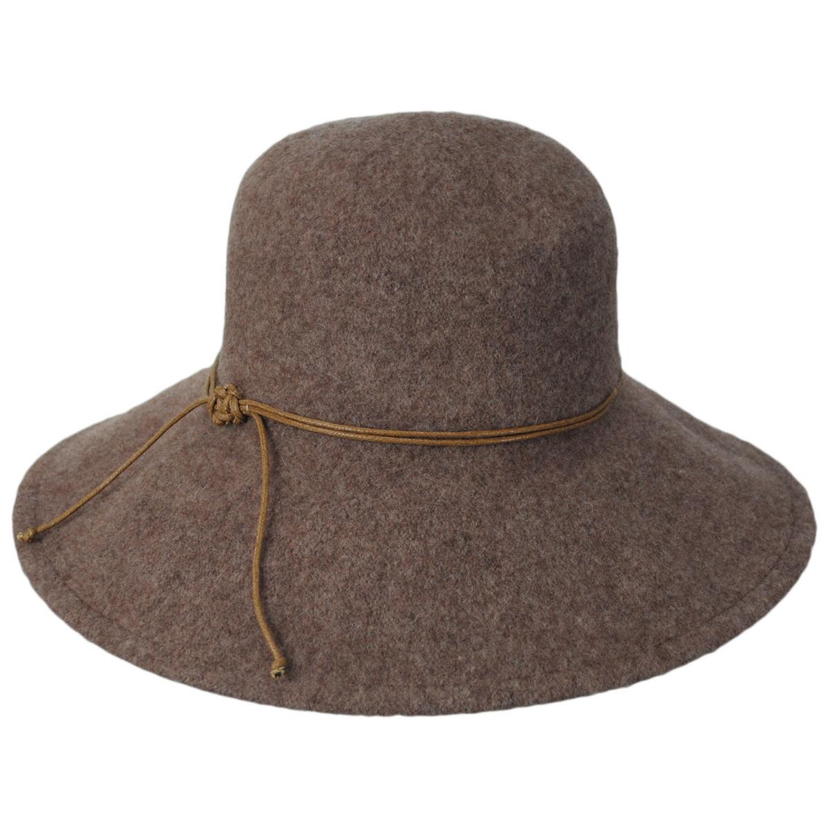 San Diego Hat Company | Park Lane Wool Knit Lampshade Hat | 108647 | lead | BROWN