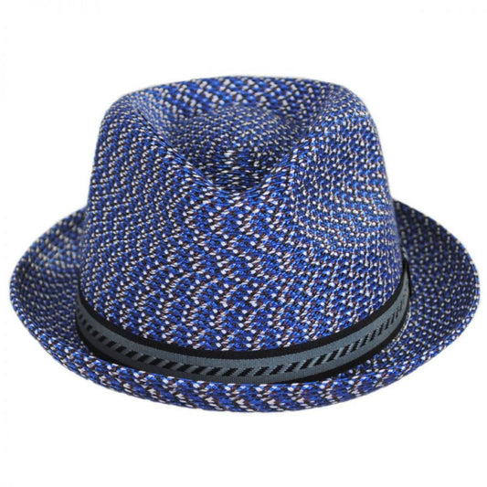 Bailey 1922 | Mannes Poly Braid Fedora Hat - Fashion Colors | 127844A | front | SKYDIVER