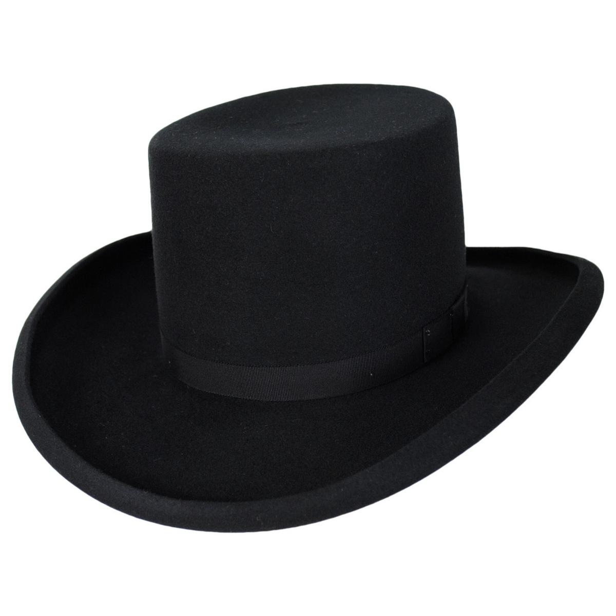 Bailey Western | Dillinger Wool Felt Western Hat | 130136 | lead | BLACK