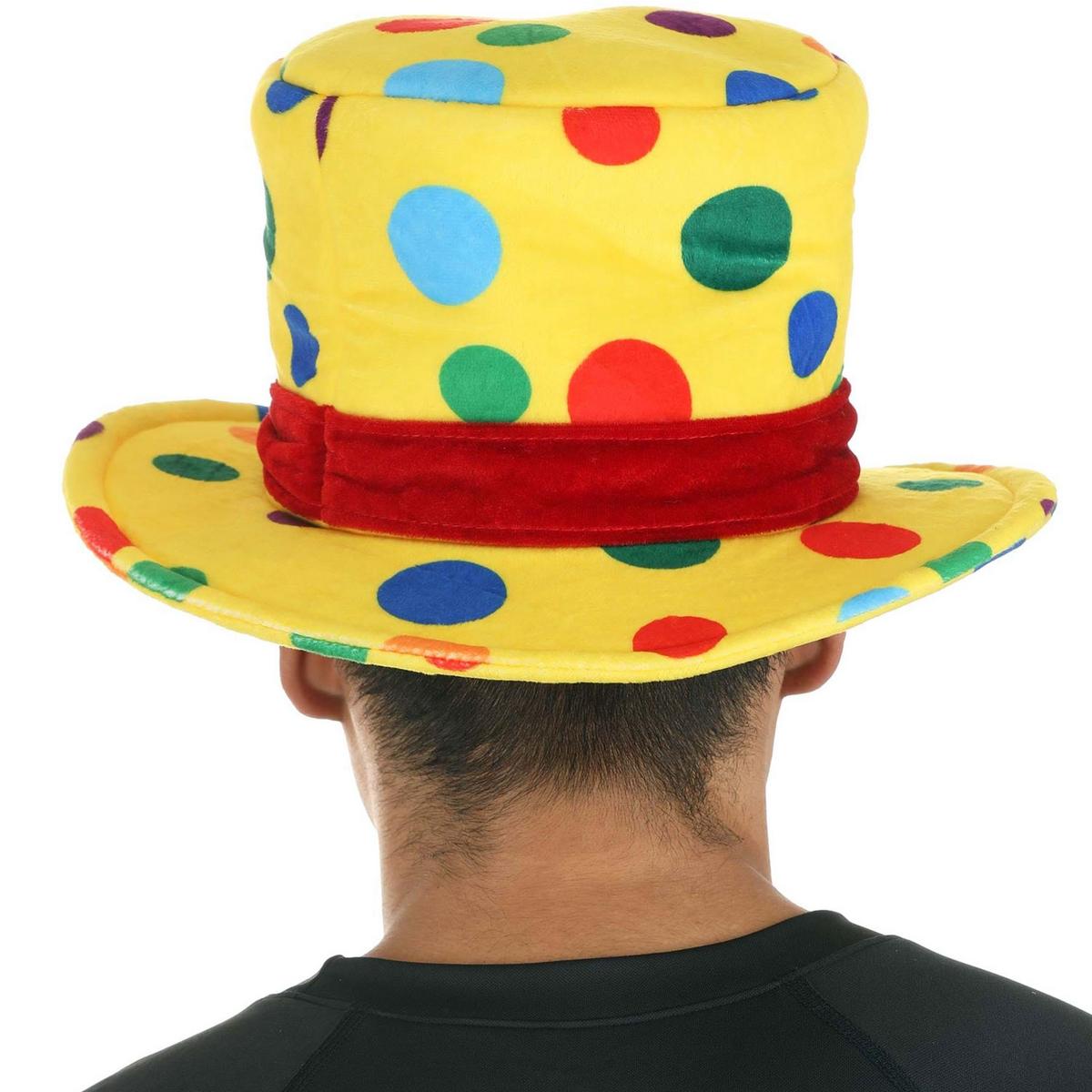 Elope | Polka Dot Clown Top Hat | 190553 | profile | MULTI