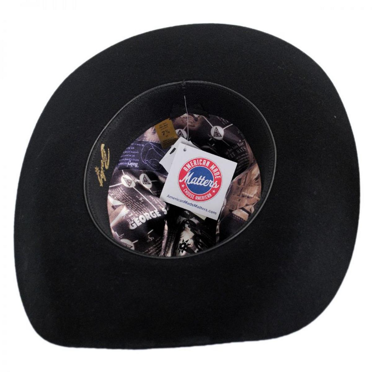 Bailey Western | Dynamite Wool Felt Western Hat | 130133 | under | BLACK
