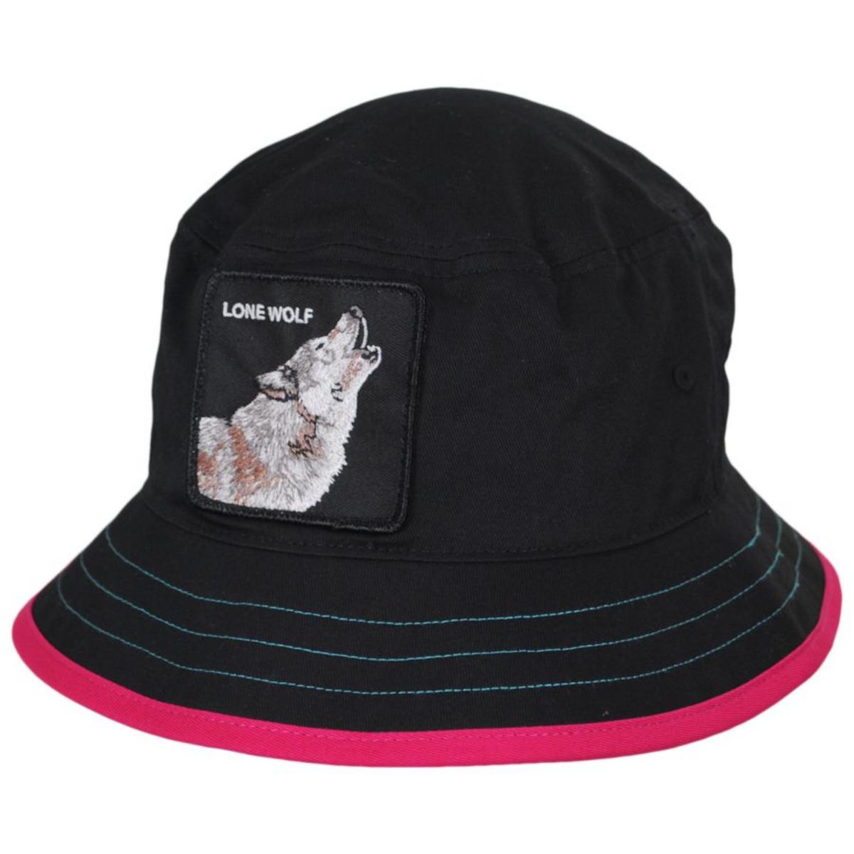 Goorin Bros | Lone Wolf Bucket Hat | 187506 | lead | BLACK