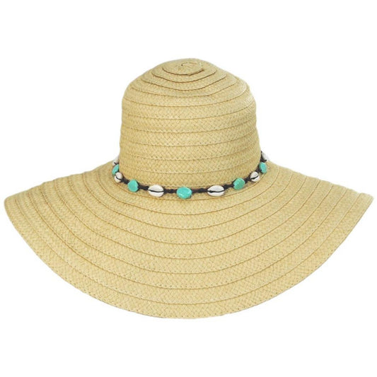 Cappelli | Dover Toyo Braid Swinger Sun Hat | 101260 | front | NATURAL