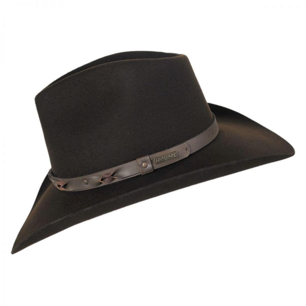 Bailey Western | Navarro Wool Felt Western Hat | 130130 | profile | SUDAN