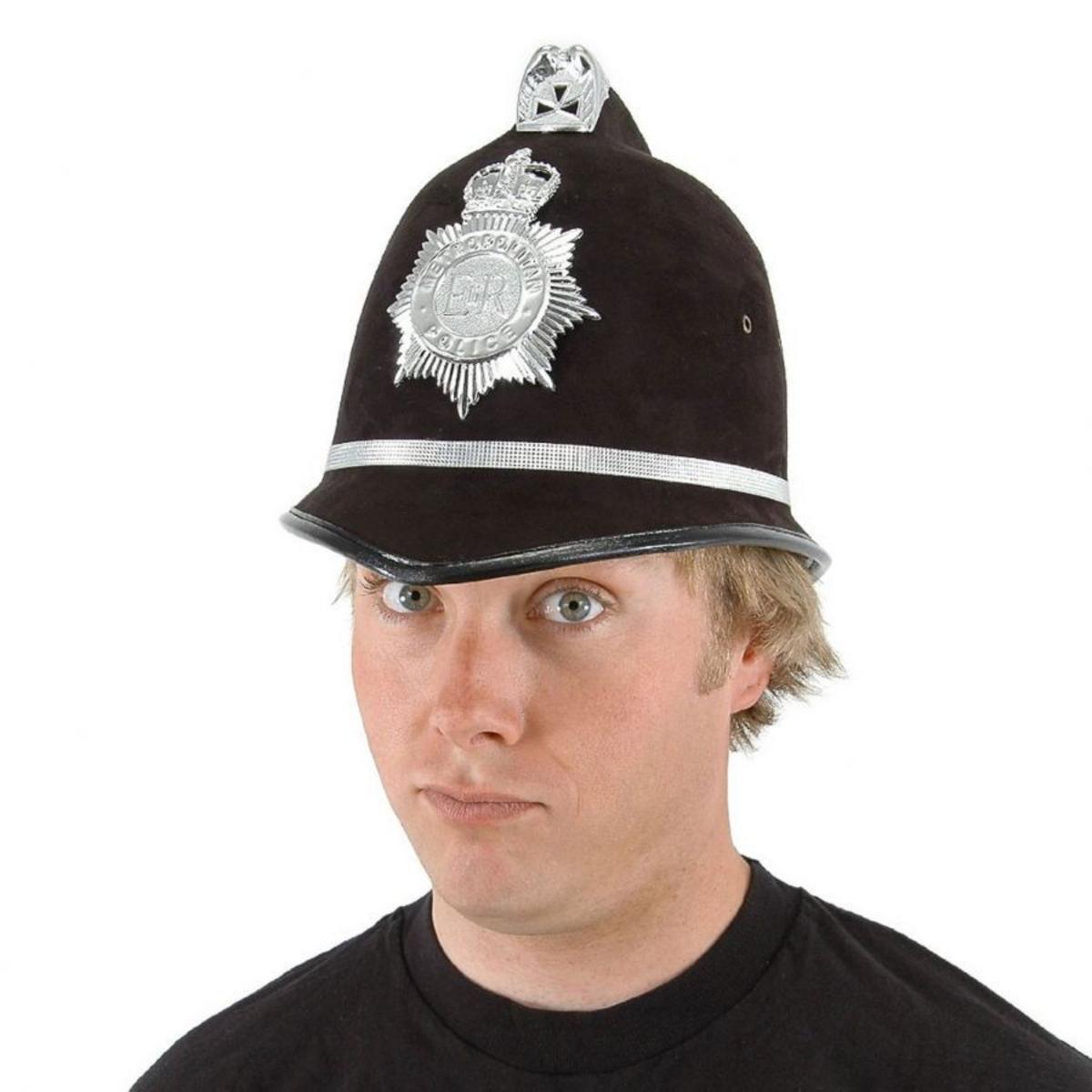 Elope | British Bobby Helmet | 190313 | lead | BLACK/SILVER