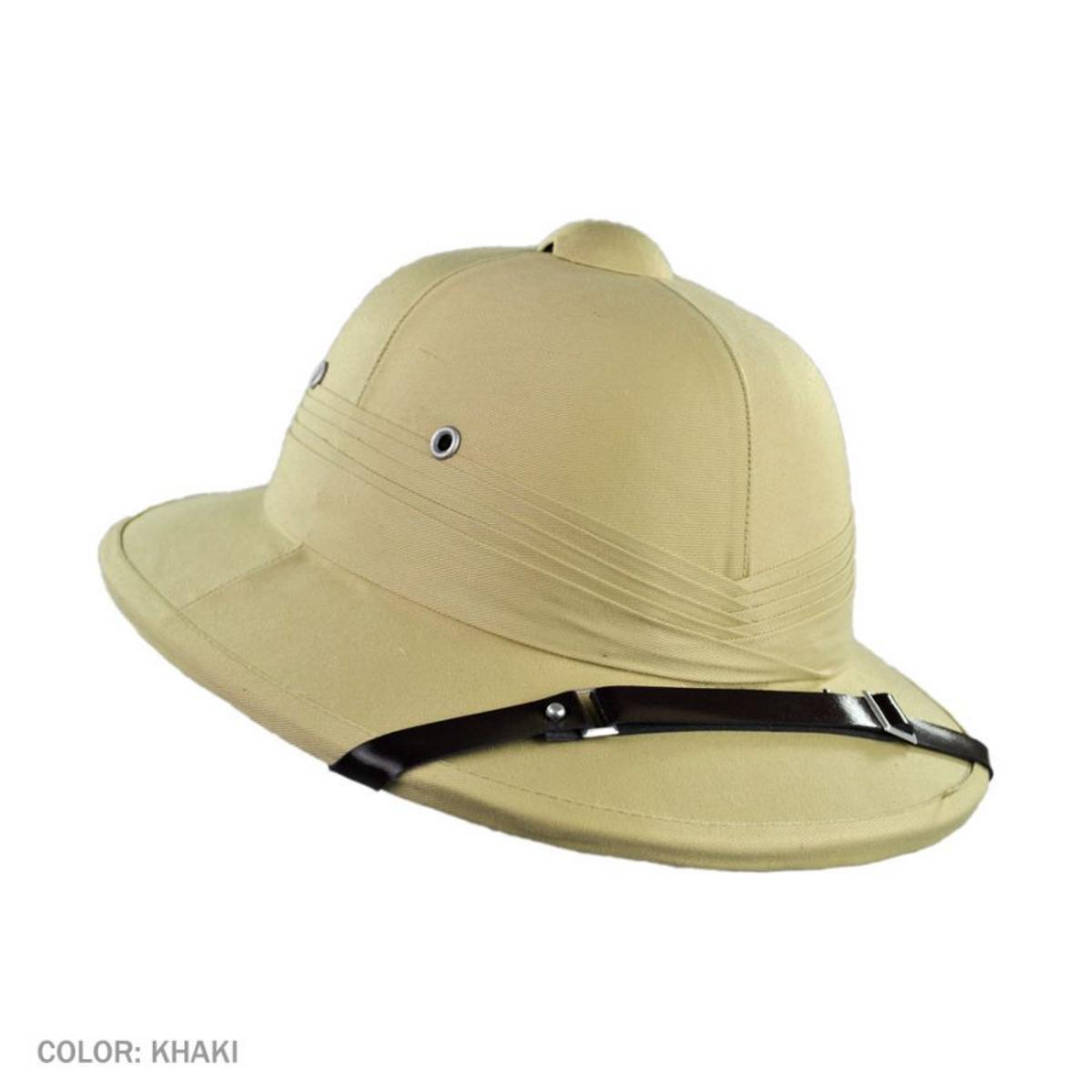 Village Hat Shop | Indian Pith Helmet | 155805 | profile | KHAKI