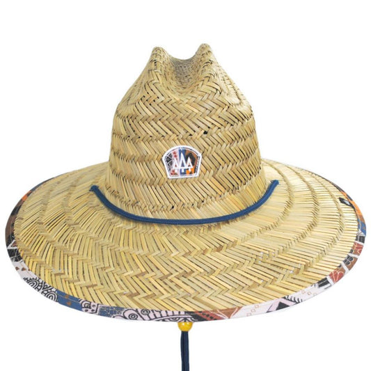 Hemlock Hat Co. | Bazaar Rush Straw Lifeguard Hat | 129596 | front | NATURAL