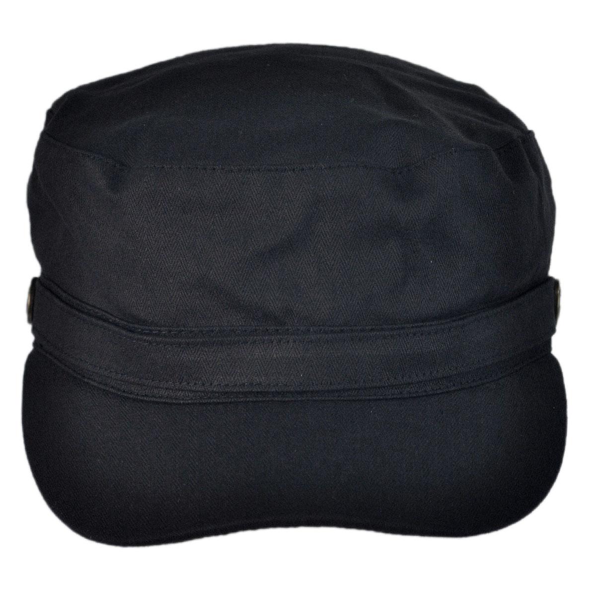 Wholesale Herringbone Cotton Cadet Cap B2B Pre-Pack