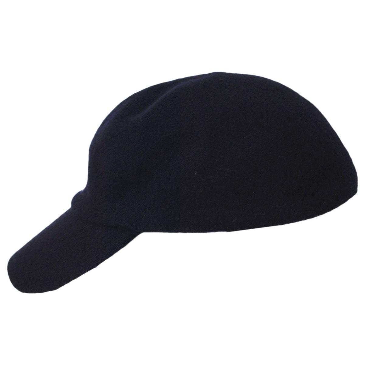 Kangol | Wool Spacecap Fitted Baseball Cap | 201106 | profile | DARK BLUE