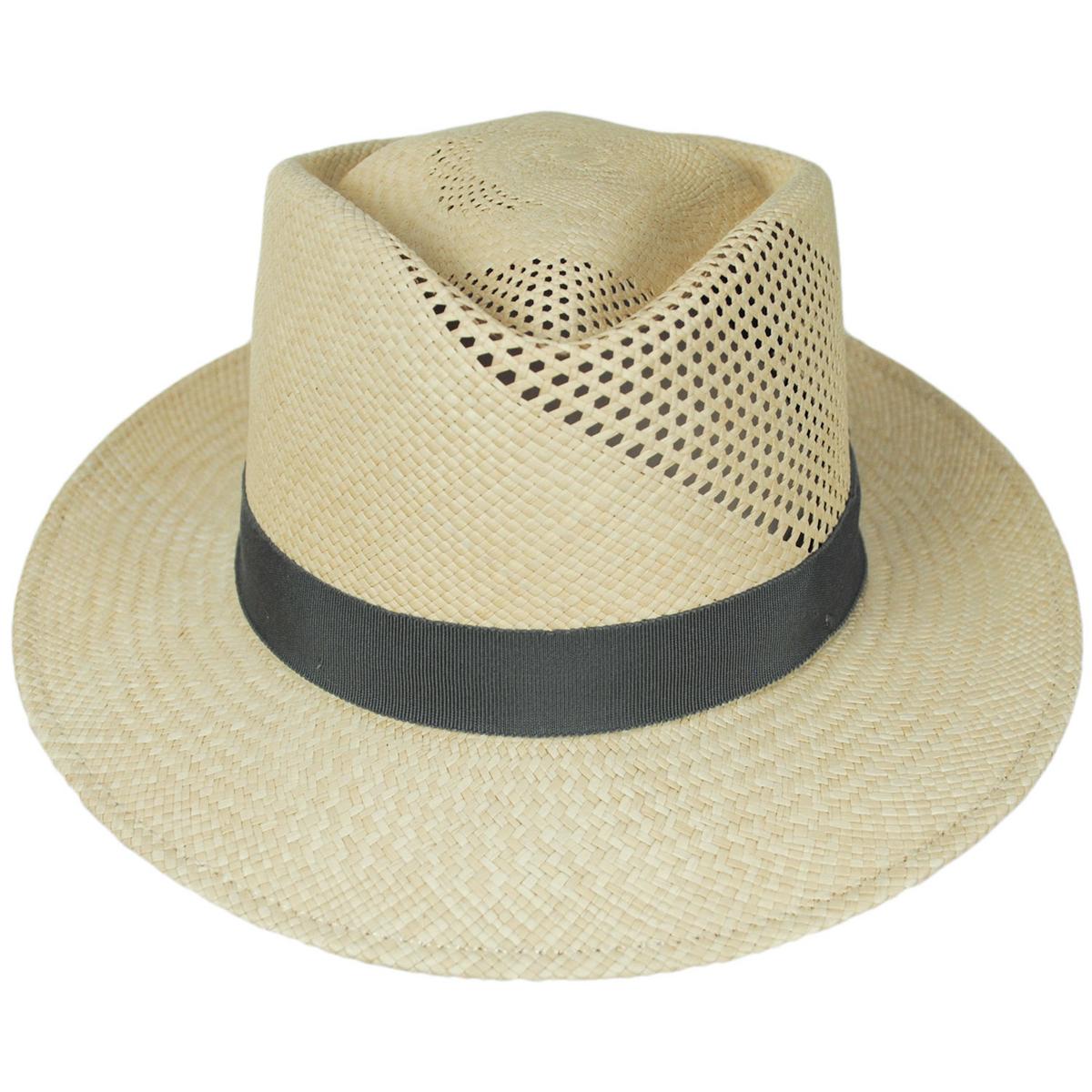 Bailey 1922 | Hurtle Panama Straw Fedora Hat | 127737 | front | NATURAL