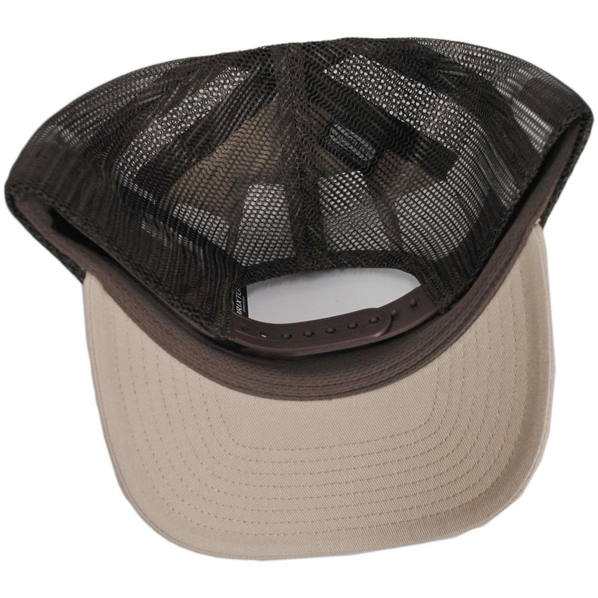 BRIXTON HATS | Keaton Netplus Mesh MP Trucker Snapback Baseball Cap | 201833 | under | SAND/SEPIA