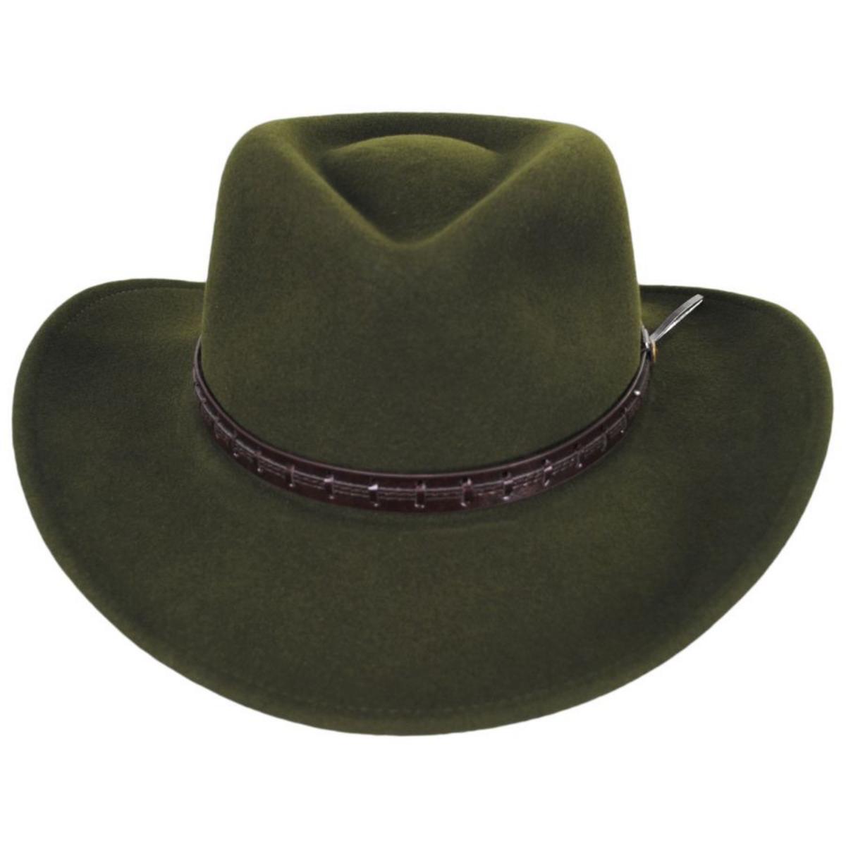 Bailey Western | Firehole Crushable Wool LiteFelt Western Hat | 130141 | front | LODEN