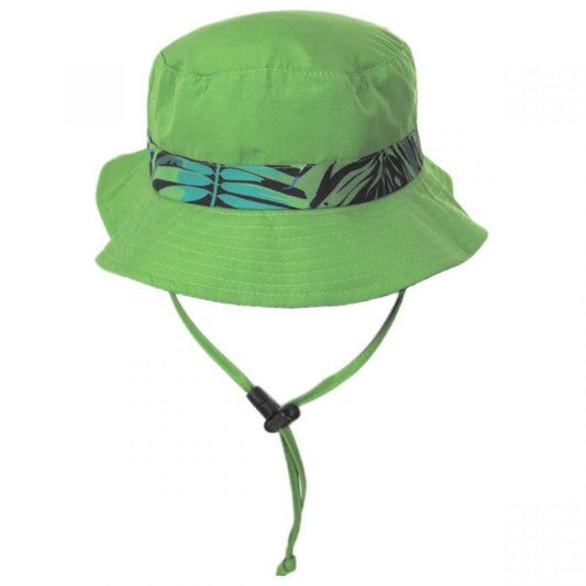 Scala | Kid's Tapir Microfiber Bucket Hat | 508383 | front | LIME