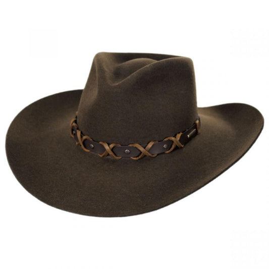 Stetson | John Wayne Blackthorne Wool Felt Western Hat | 130702 | lead | KHAKI