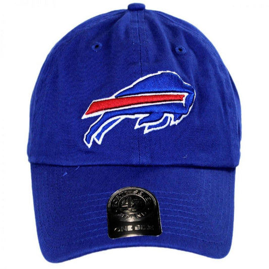 47 Brand | Buffalo Bills NFL Clean Up Strapback Baseball Cap Dad Hat | 203530 | front | ROYAL