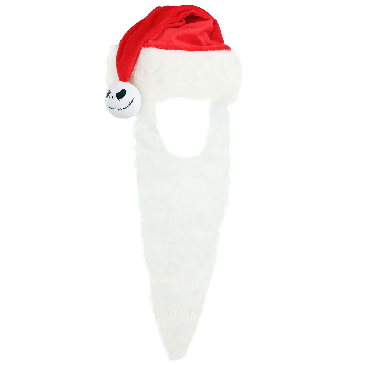 Disney | The Nightmare Before Christmas Jack Skellington Bearded Santa Hat | 190526 | lead | RED/WHITE